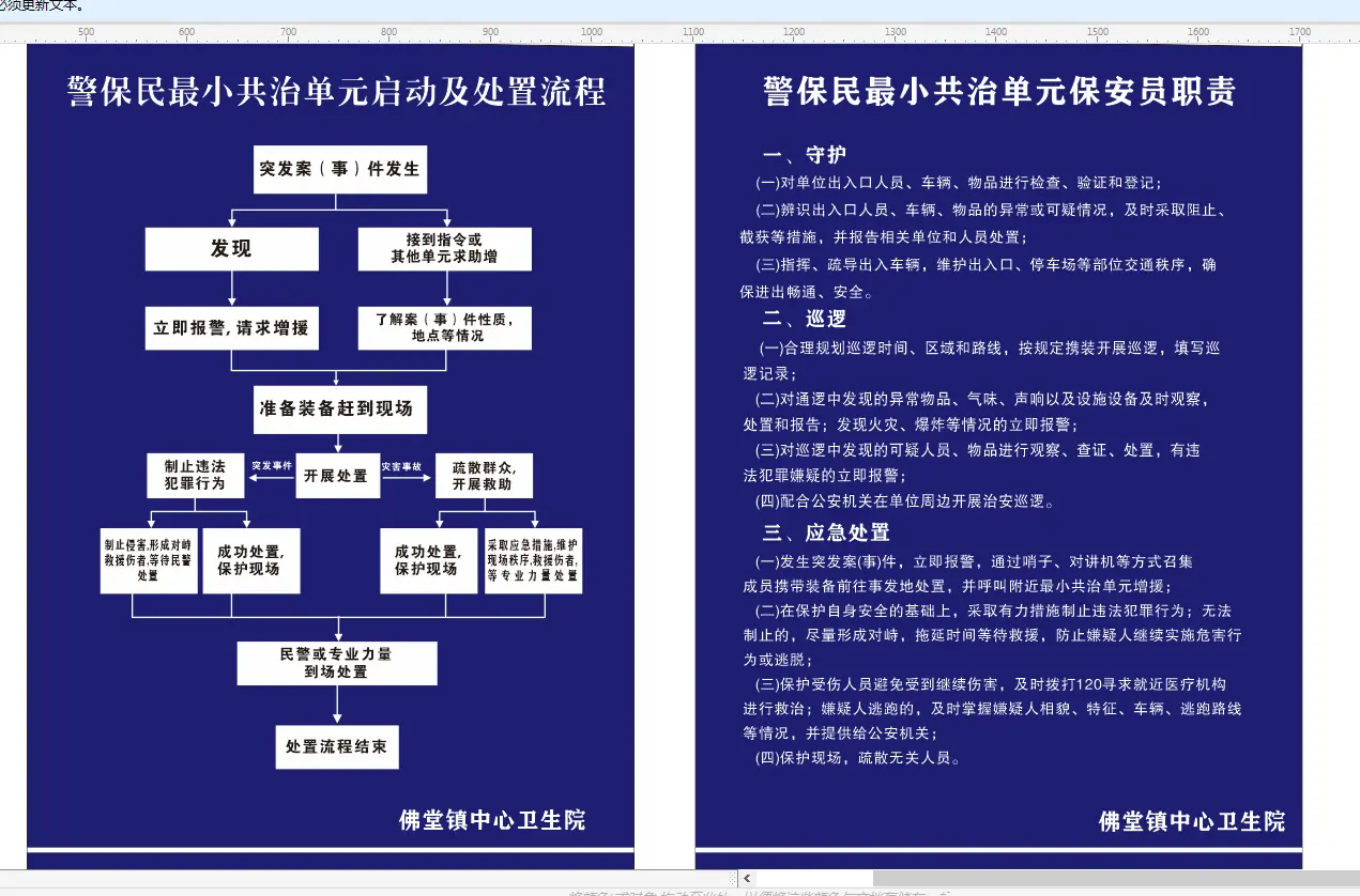 警保民最小共治单元